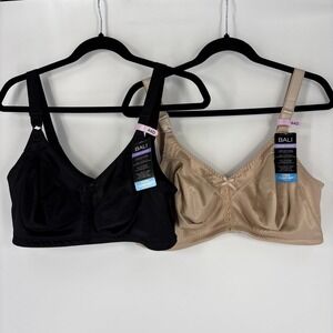 NWT Bali Wireless Bras - Set of 2 - Size 44D